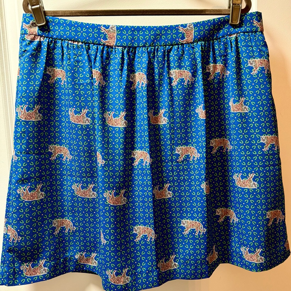 J. Crew Mercantile Tiger Print Skirt